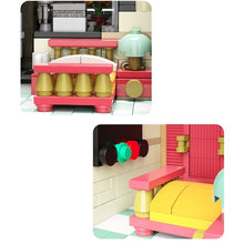 Load image into Gallery viewer, 5588PCS MOC City Street Town Pizza Shop Store Restaurant Diner Model Figures Building Block Brick Gift Set Kids New Compatible With Lego