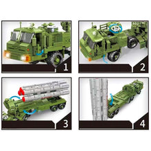 Load image into Gallery viewer, 1133PCS MOC Military S-400 Air Defense Missile Truck Figure Model Toy Building Block Brick Gift Kids Compatible Lego