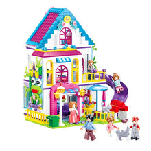 Load image into Gallery viewer, 763PCS MOC Girls Sweet Lake Villa House Home Figure Model Toy Building Block Brick Gift Kids