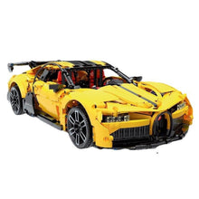 Load image into Gallery viewer, 2003PCS MOC Static Technic Speed Yellow Chiron Super Racing Sports Car Model Toy Building Block Brick Gift Kids Compatible Lego 1:10