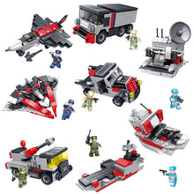 Load image into Gallery viewer, 1002PCS Military WW2 8in1 003 Aircraft Carrier Ship Figure Model Toy Building Block Brick Gift Kids Compatible Lego