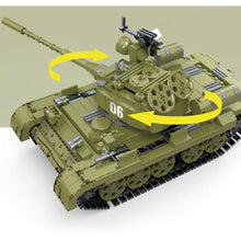 Load image into Gallery viewer, 661PCS Military WW2 T-34 Battle Tank Figure Model Toy Building Block Brick Gift Kids