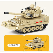 Load image into Gallery viewer, 521PCS Military WW2 Type 63 Amphibious Tank Figure Model Toy Building Block Brick Gift Kids Compatible Lego
