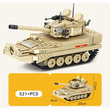 Load image into Gallery viewer, 521PCS Military WW2 Type 63 Amphibious Tank Figure Model Toy Building Block Brick Gift Kids Compatible Lego
