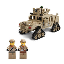 Load image into Gallery viewer, 1463PCS Military 2 in 1 M1A2 Main Battle Tank Abrams MBT Hummer Building Block Brick Model Toy Figure Gift Set Kids New Compatible with Lego