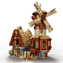 Load image into Gallery viewer, 2808PCS MOC City Town Medieval Windmill House Model Toy Building Block Brick Gift Kids Compatible Lego