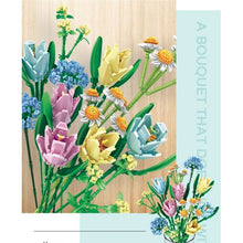 Load image into Gallery viewer, 837PCS Bouquet Flower Floral Model Toy Display Decoration Building Block Brick Gift Set