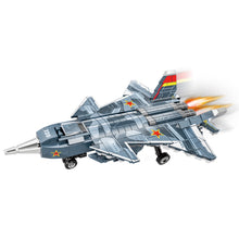 Load image into Gallery viewer, 493PCS Military WW2 8in1 Chengdu J-20 Air Fighter Model Toy Building Block Brick Gift Kids