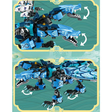 Load image into Gallery viewer, 718PCS MOC Ninja Blue Twin Head Dragon Figure Model Toy Building Block Brick Gift Kids Compatible Lego