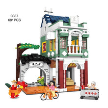 Load image into Gallery viewer, MOC City Street Town China Traditional Store Shop House Model Toy Figure Building Block Brick Gift Kids Compatible Lego