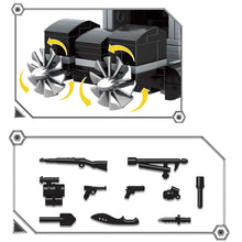 Load image into Gallery viewer, 415PCS Military WW2 LCAC Landing Craft Air Cushion Figure Model Toy Building Block Brick Gift Kids Compatible Lego