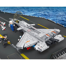 Load image into Gallery viewer, 366PCS Military WW2 J-15 Flying Shark Flanker Air Fighter Figure Model Toy Building Block Brick Gift Kids Compatible Lego