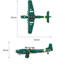 Load image into Gallery viewer, 502PCS Military WW2 Junkers JU-87 Bomber Stuka Figure Air Fighter Model Toy Building Block Brick Gift Kids