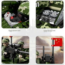 Load image into Gallery viewer, 945PCS Military WW2 Type 99A Main Tank Figure Model Toy Building Block Brick Gift Kids
