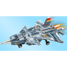 Load image into Gallery viewer, 493PCS Military WW2 8in1 Chengdu J-20 Air Fighter Model Toy Building Block Brick Gift Kids