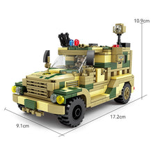 Load image into Gallery viewer, 377PCS MOC Military WW2 VPII Light Protection Vehicle Car Figure Model Toy Building Block Brick Gift Kids