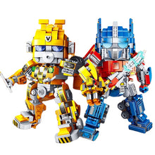 Load image into Gallery viewer, MOC Bumblebee Optimus Prime Transformers Warrior Figure Model Toy Building Block Brick Gift Kids