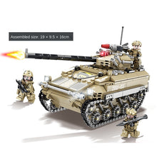 Load image into Gallery viewer, 533PCS Military WW2 ZBD-03 IFV Infantry Fighting Vehicle Combat Figure Model Toy Building Block Brick Gift Kids