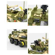 Load image into Gallery viewer, 606PCS Military WW2 WZ-551 Wheeled Armored Vehicle Figure Model Toy Building Block Brick Gift Kids