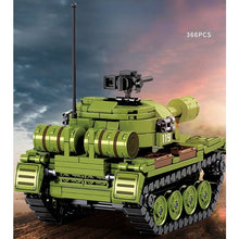 Load image into Gallery viewer, 366PCS MOC Military WW2 Type 59 Medium Tank Figure Model Toy Building Block Brick Gift Kids