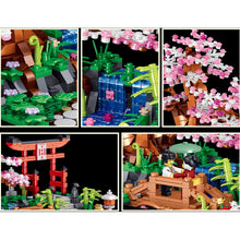 Load image into Gallery viewer, 1286PCS Bonsai Mini Micro Cherry Tree Park Figures Model Building Block Brick Toy Display Gift Set Kids New Compatible Lego