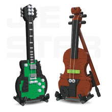 Load image into Gallery viewer, MOC Musical Instrument Guitar Violin Model Toy Building Block Brick Gift Kids