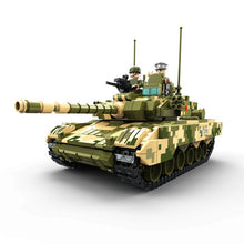 Load image into Gallery viewer, 848PCS Military WW2 99A Main Battle Tank Figure Model Toy Building Block Brick Gift Kids