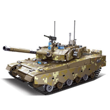 Load image into Gallery viewer, 1298PCS Military WW2 ZTZ-99A Main Battle Tank Model Toy Building Block Brick Gift Kids Compatible Lego