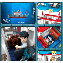 Load image into Gallery viewer, MOC Fishing Boat Figures Model Toy Building Block Brick Gift Kids
