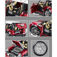 Load image into Gallery viewer, 2292PCS MOC Technic Speed Red Mini Copper S Classic Sports Car Model Toy Building Block Brick Gift Kids Compatible Lego 1:10