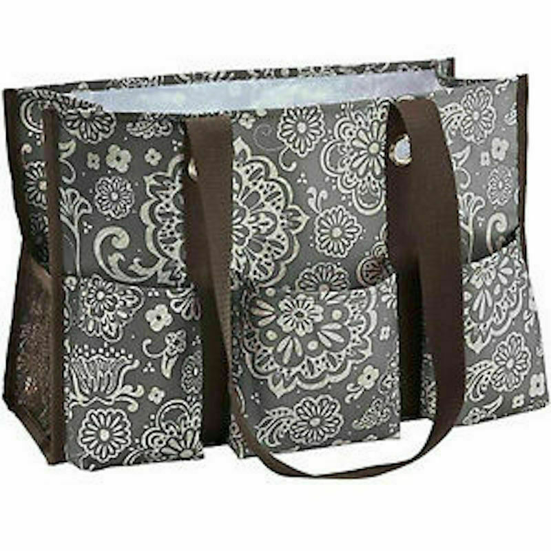 Thirty one Organizing Utility tote 31 gift shoulder bag in Woodblock F –  mycrazybuy store