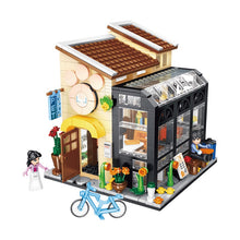 Load image into Gallery viewer, 640PCS MOC City Street Pet Shop House Figure Model Toy Building Block Brick Gift Kids Compatible Lego LED Light