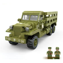 Load image into Gallery viewer, 357PCS Military WW2 CCKW-353 Truck Figure Model Toy Building Block Brick Gift Kids