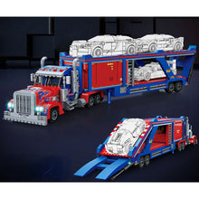 Load image into Gallery viewer, 1374PCS MOC Technic Racing Car Delivery Transportation Truck Model Toy Building Block Brick Gift Kids Compatible Lego