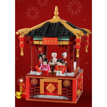 Load image into Gallery viewer, 701PCS MOC Chinese Lunar New Year Dinner Music Box Model Figure Toy Building Block Brick Gift Kids