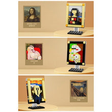 Load image into Gallery viewer, MOC Mini Famous Painting Art Gallery World Model Toy Building Block Brick Gift Kids Display