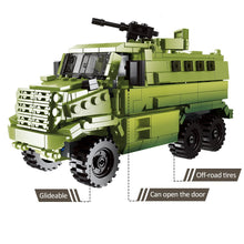 Load image into Gallery viewer, 481PCS Military WW2 Transport Truck Car Model Toy Building Block Brick Gift Kids