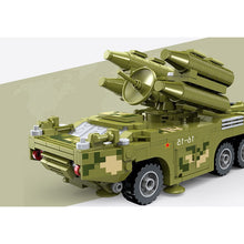 Load image into Gallery viewer, 623PCS Military WW2 HQ-7 Anti Aircraft Missile Truck Car Figure Model Toy Building Block Brick Gift Kids