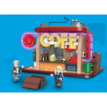 Load image into Gallery viewer, MOC Mini City Street Sushi Coffee Cuisine Restaurant Pharmacy Figure Toy Light Model Building Block Brick Gift Kids Compatible Lego