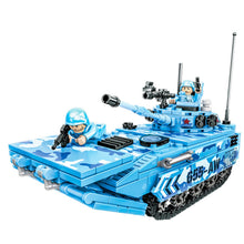 Load image into Gallery viewer, 465PCS Military WW2 ZBD-05 Amphibious Assault Vehicle Tank Figure Model Toy Building Block Brick Gift Kids Compatible Lego