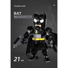 Load image into Gallery viewer, MOC Captain Iron Bat Warrior Man Figure Model Toy Building Block Brick Gift Kids Display