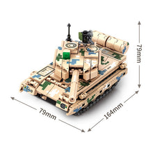 Load image into Gallery viewer, 323PCS MOC Military Type 15 Light Tank Figure Model Toy Building Block Brick Gift Kids