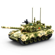 Load image into Gallery viewer, 848PCS Military WW2 99A Main Battle Tank Figure Model Toy Building Block Brick Gift Kids