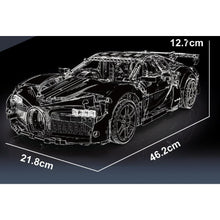 Load image into Gallery viewer, 2003PCS MOC Static Technic Speed Chiron Super Racing Sports Car Model Toy Building Block Brick Gift Kids Compatible Lego 1:10