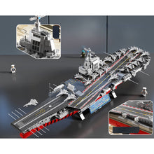 Load image into Gallery viewer, 3015PCS Military WW2 Large 003 18 Fujian Class Aircraft Carrier Ship Figure Model Toy Building Block Brick Gift Kids Compatible Lego 1:420