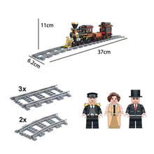 Load image into Gallery viewer, 473PCS MOC City Railway Travel Scenic Steam Train Track Figure Scene Model Toy Building Block Brick Gift Kids Compatible Lego