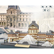 Load image into Gallery viewer, 3377PCS Architecture The Louvre Museum Paris France Model Building Block Brick Toy Display Gift Set Kids New Compatible Lego