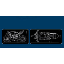 Load image into Gallery viewer, 619PCS MOC Technic Motorcycle Motor Bike Model Toy Building Block Brick Gift Kids