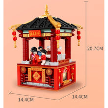 Load image into Gallery viewer, 701PCS MOC Chinese Lunar New Year Dinner Music Box Model Figure Toy Building Block Brick Gift Kids