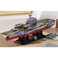 Load image into Gallery viewer, 1560PCS Military Micro Mini WW2 003 China Aircraft Carrier Battle Ship Model Toy Building Block Brick Gift Kids DIY Display